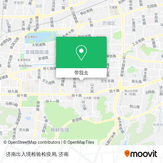 济南出入境检验检疫局地图