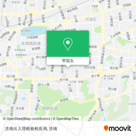 济南出入境检验检疫局地图