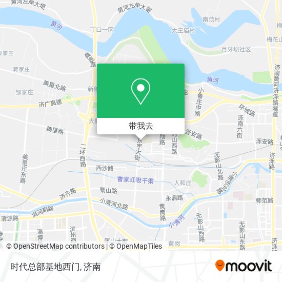 时代总部基地西门地图