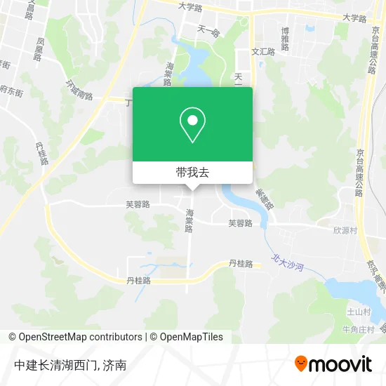 中建长清湖西门地图