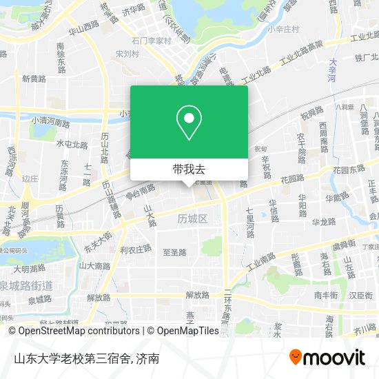 山东大学老校第三宿舍地图