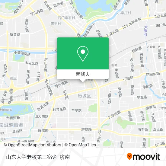 山东大学老校第三宿舍地图