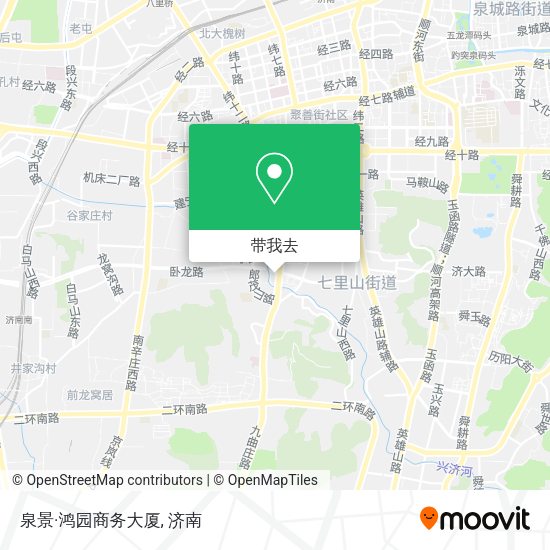 泉景·鸿园商务大厦地图