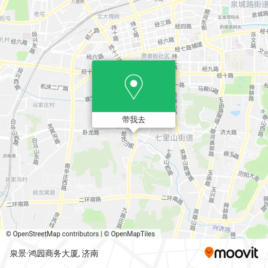 泉景·鸿园商务大厦地图