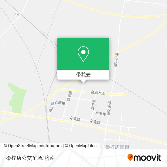桑梓店公交车场地图