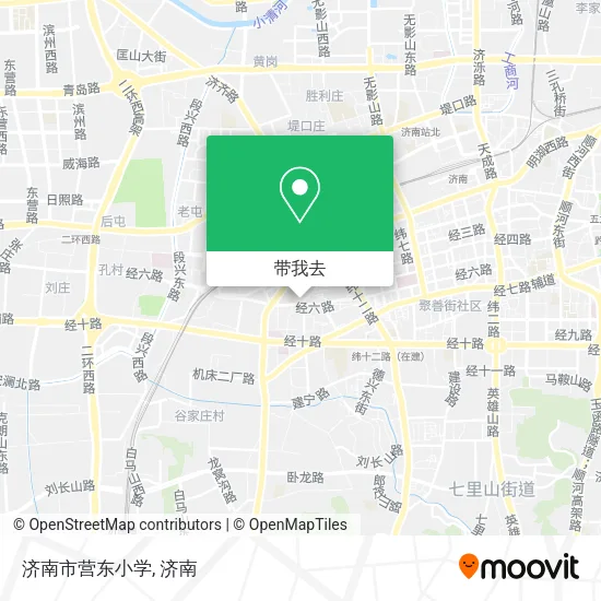 济南市营东小学地图