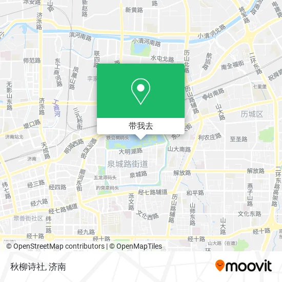 秋柳诗社地图