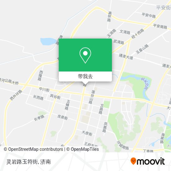 灵岩路玉符街地图