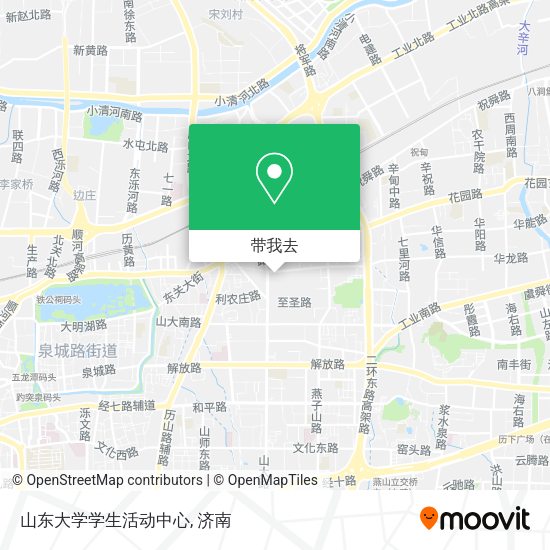 山东大学学生活动中心地图
