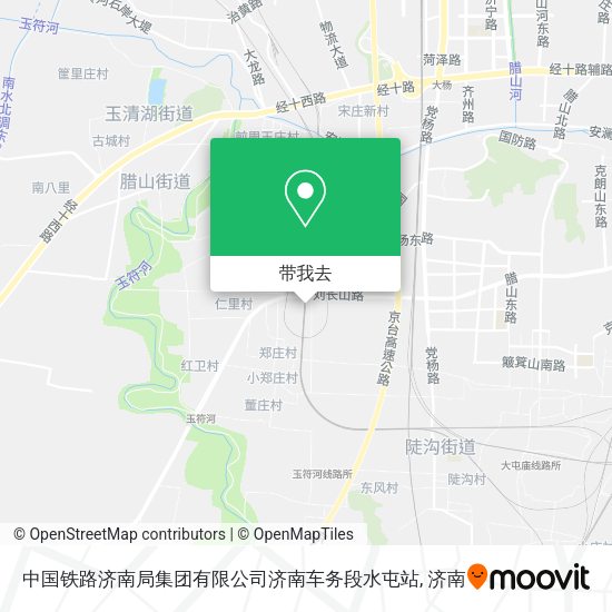 中国铁路济南局集团有限公司济南车务段水屯站地图