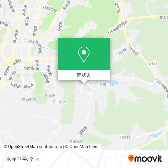 泉泽中学地图