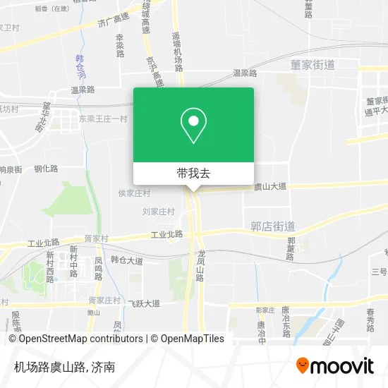 机场路虞山路地图