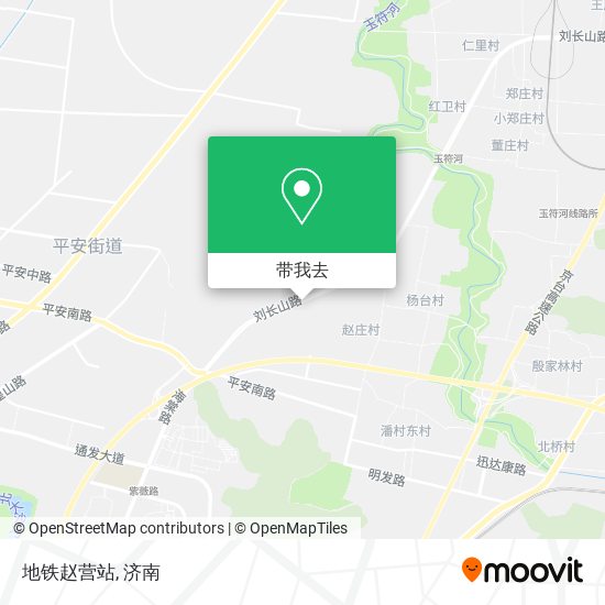 地铁赵营站地图