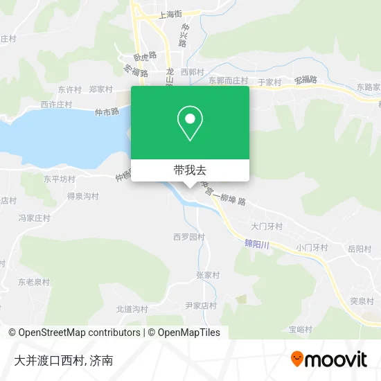 大并渡口西村地图