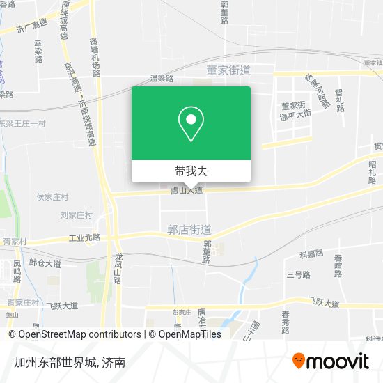 加州东部世界城地图