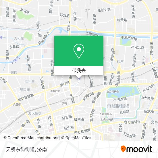 天桥东街街道地图
