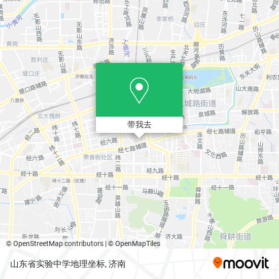 山东省实验中学地理坐标地图