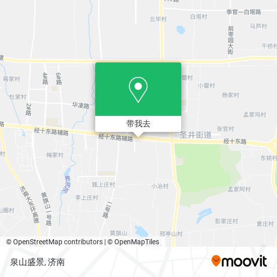 泉山盛景地图
