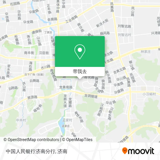 中国人民银行济南分行地图