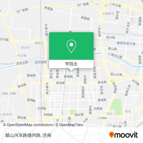 腊山河东路德州路地图