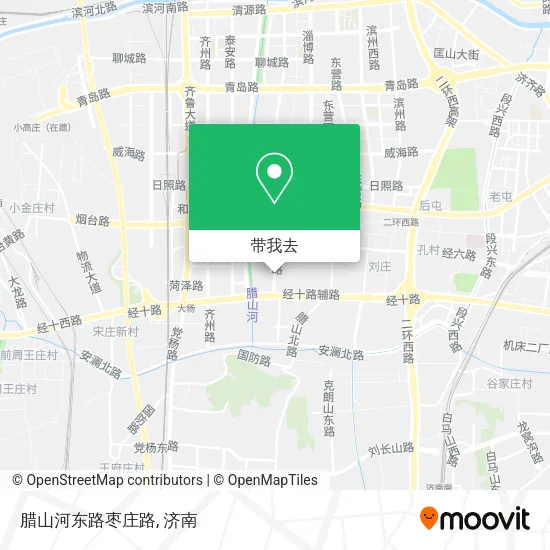 腊山河东路枣庄路地图