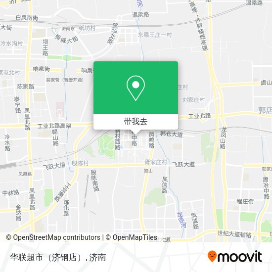 华联超市（济钢店）地图