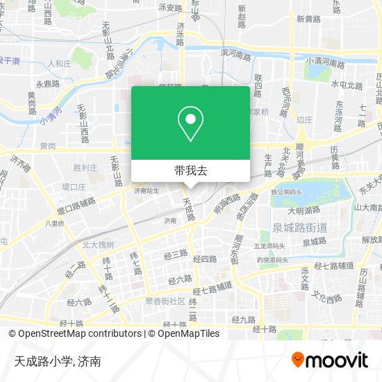 天成路小学地图