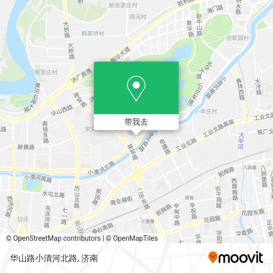 华山路小清河北路地图