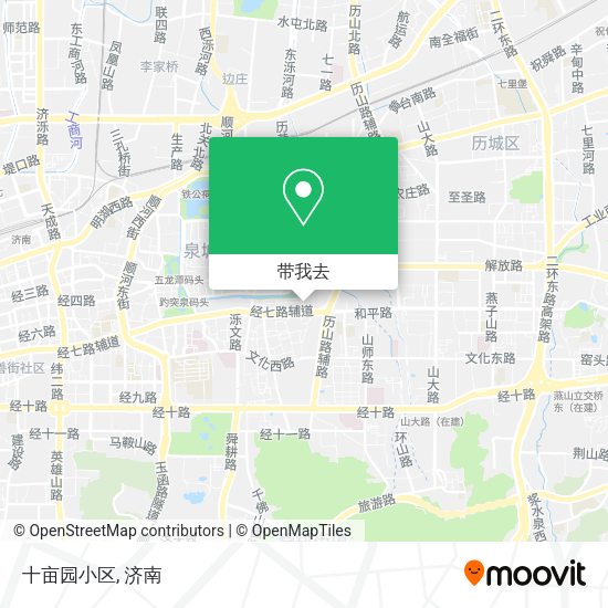 十亩园小区地图