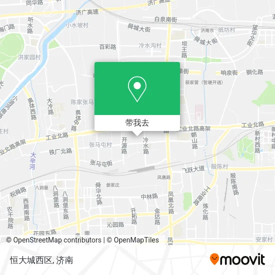 恒大城西区地图