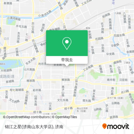 锦江之星(济南山东大学店)地图
