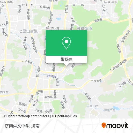 济南舜文中学地图