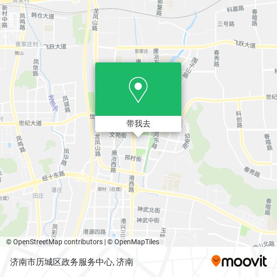 济南市历城区政务服务中心地图