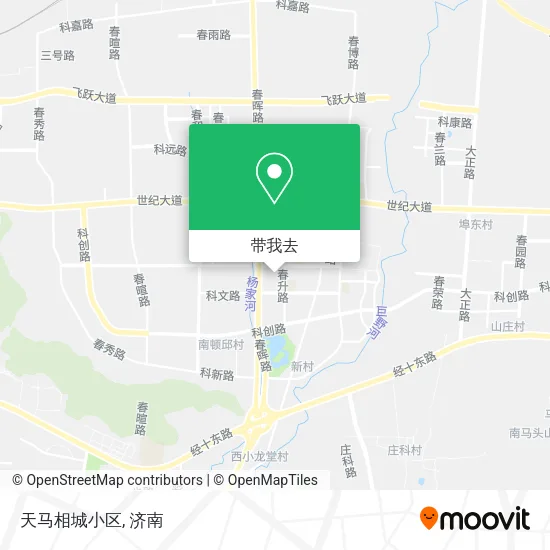 天马相城小区地图