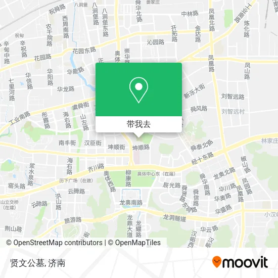 贤文公墓地图