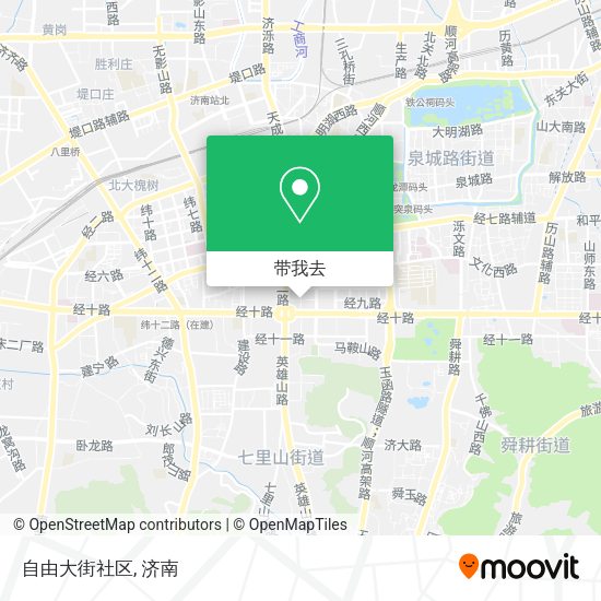 自由大街社区地图