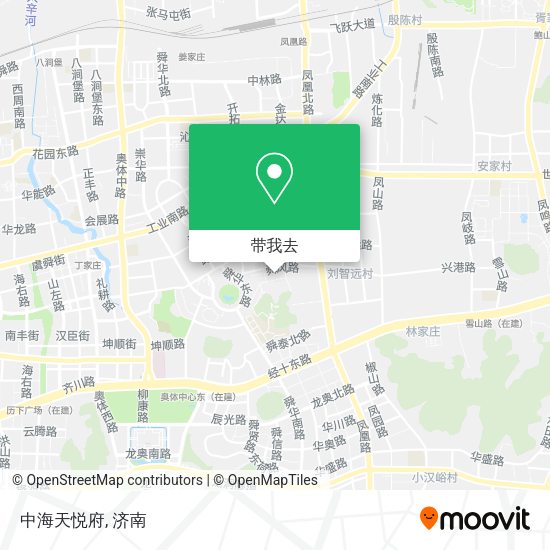 中海天悦府地图