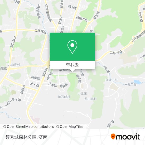 领秀城森林公园地图
