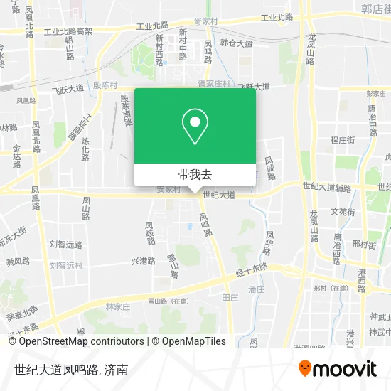 世纪大道凤鸣路地图