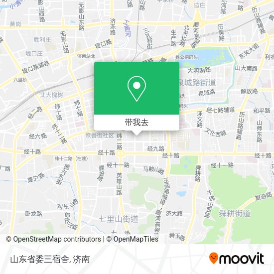 山东省委三宿舍地图