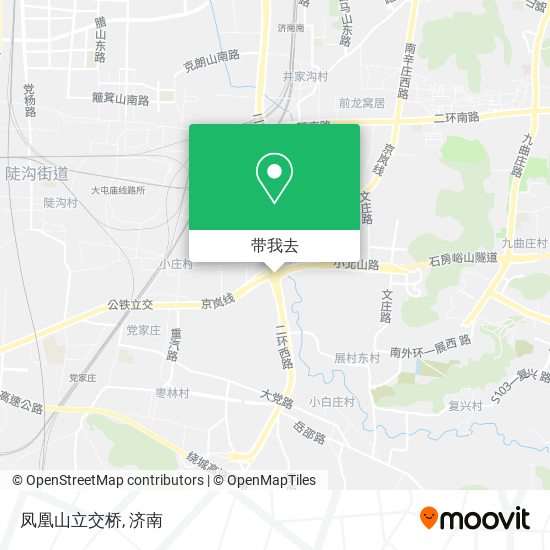 凤凰山立交桥地图