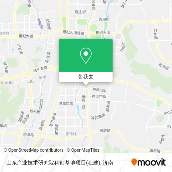 山东产业技术研究院科创基地项目(在建)地图