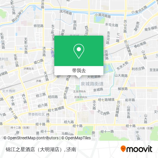 锦江之星酒店（大明湖店）地图