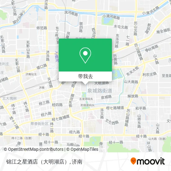锦江之星酒店（大明湖店）地图