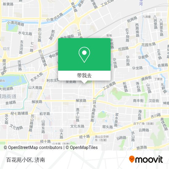 百花苑小区地图