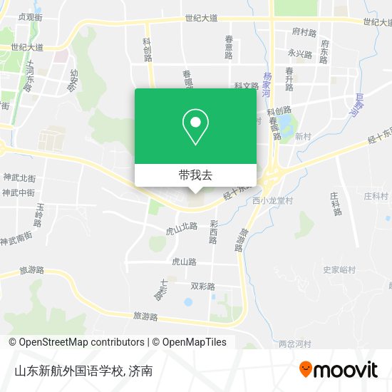 山东新航外国语学校地图