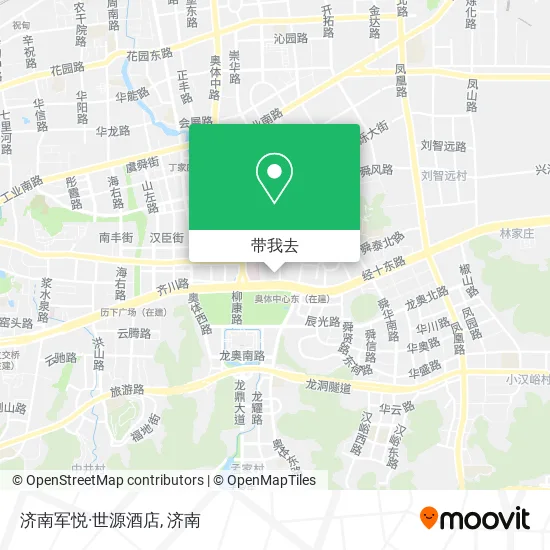 济南军悦·世源酒店地图