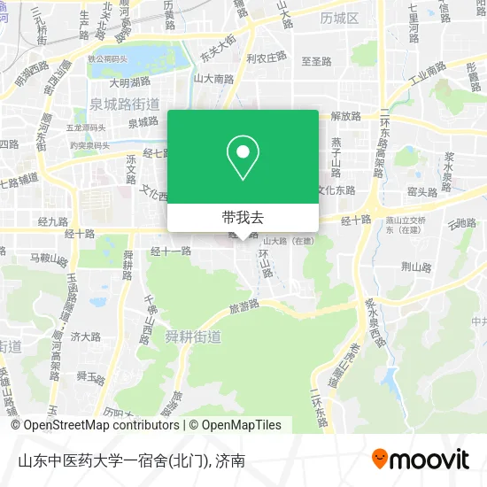 山东中医药大学一宿舍(北门)地图
