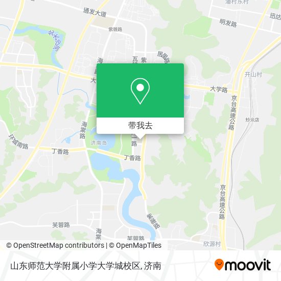 山东师范大学附属小学大学城校区地图