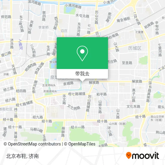 北京布鞋地图